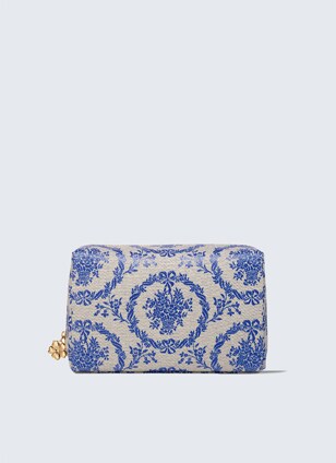 Bag Blue Floral Design