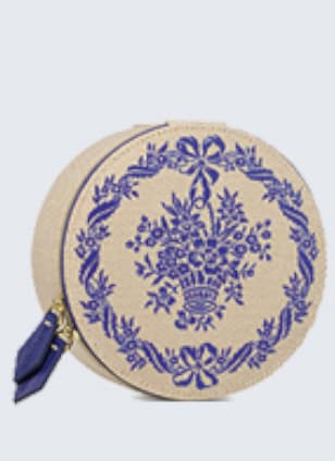 Circle Bag Blue Design